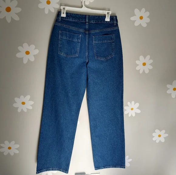 NWT ALIGNE Gigi High Rise Mid Wash Straight Leg Jeans